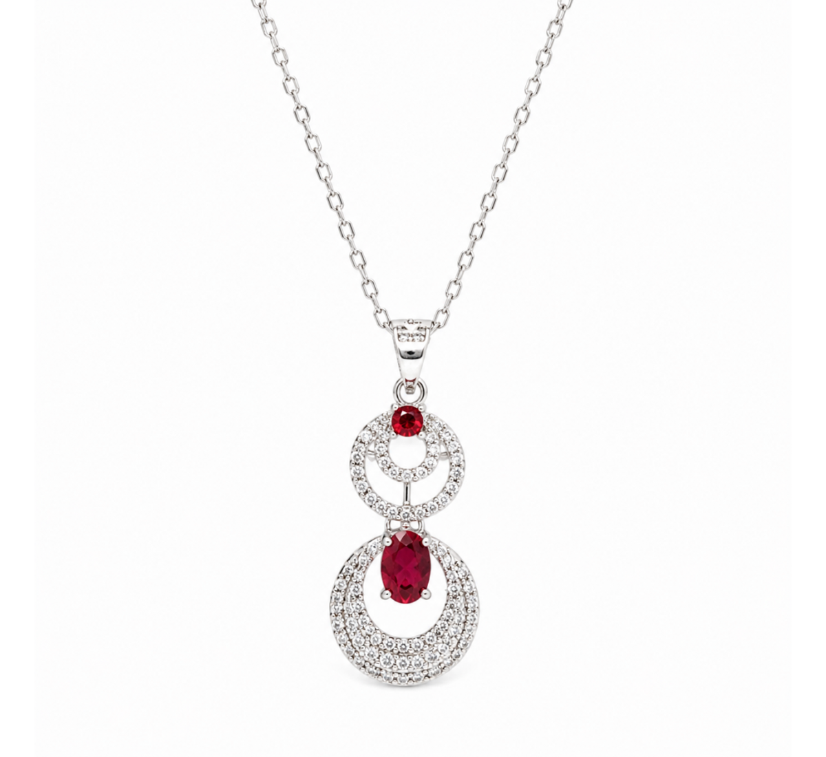 Royal Bloom Pendant Set-(JRA0726-0014)