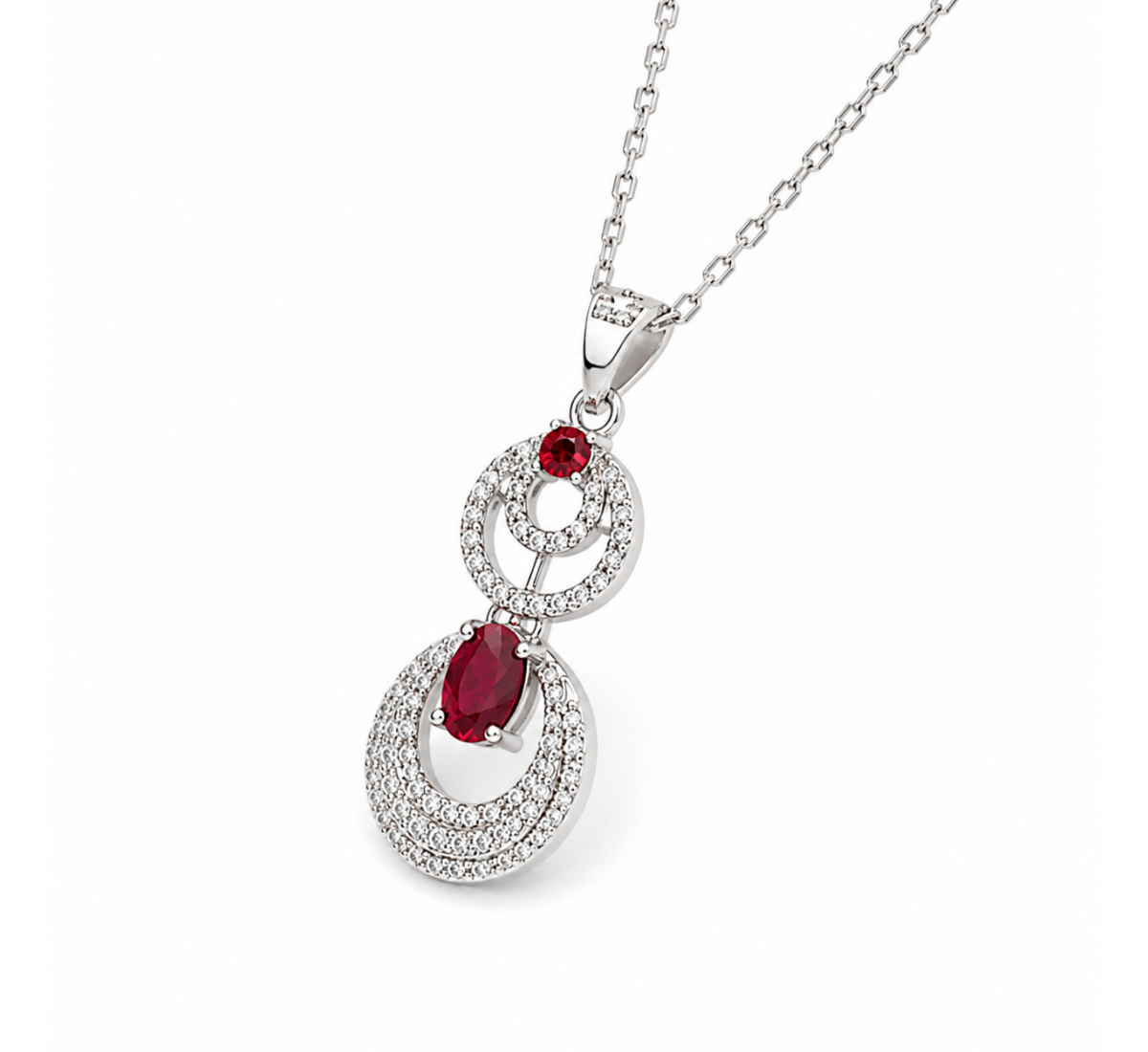 Royal Bloom Pendant Set-(JRA0726-0014)