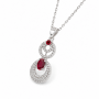 Royal Bloom Pendant Set-(JRA0726-0014)