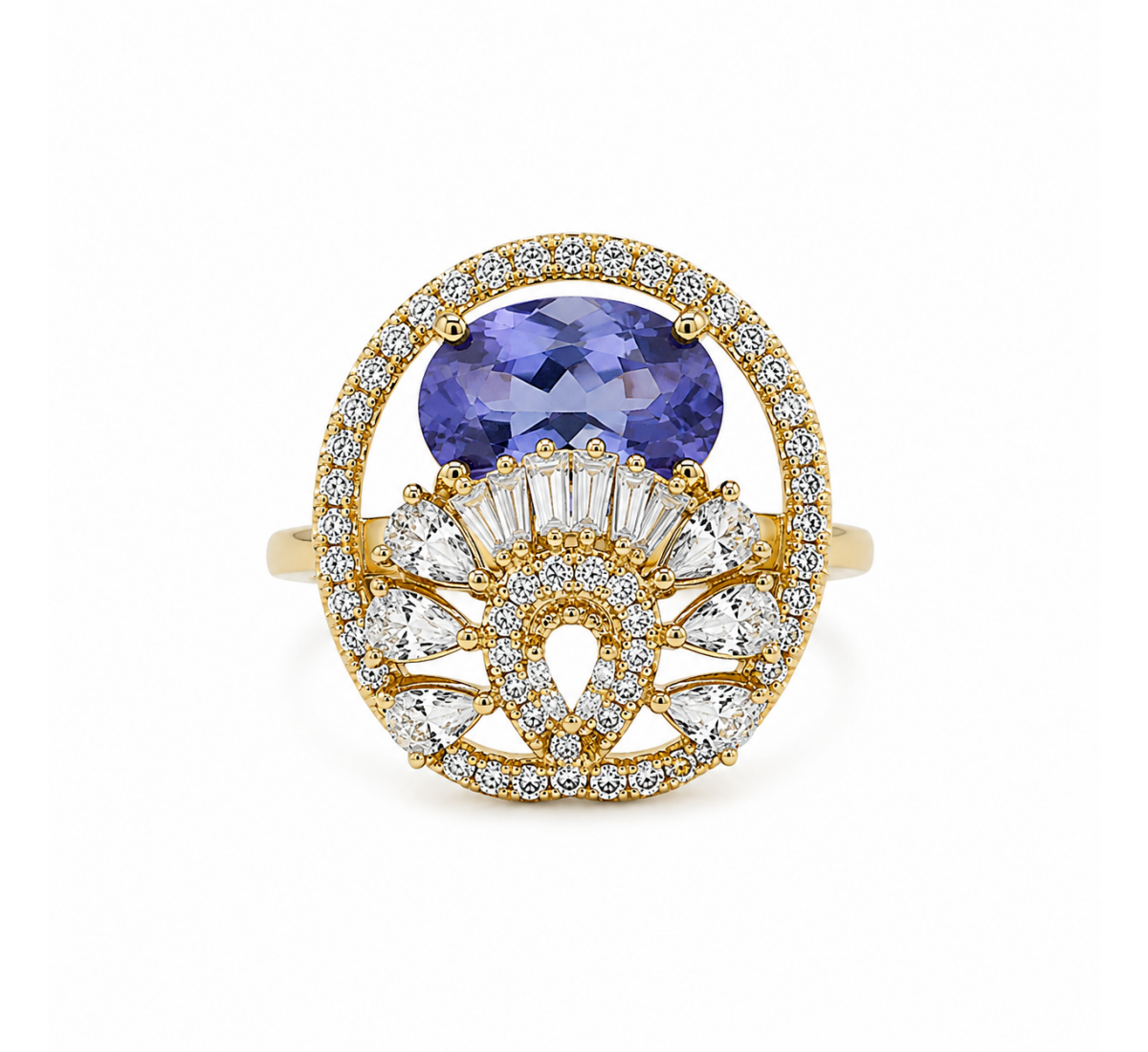 Celestial Twist Ring-(JRA0726-0016)