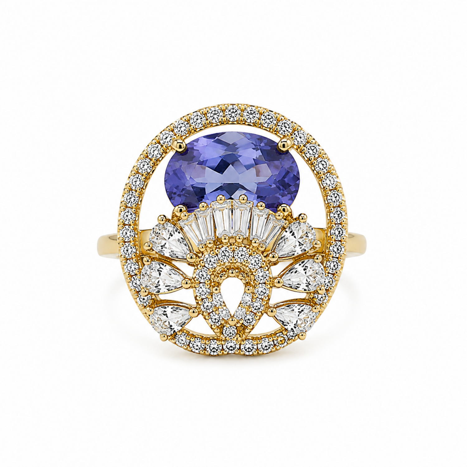 Celestial Twist Ring-(JRA0726-0016)