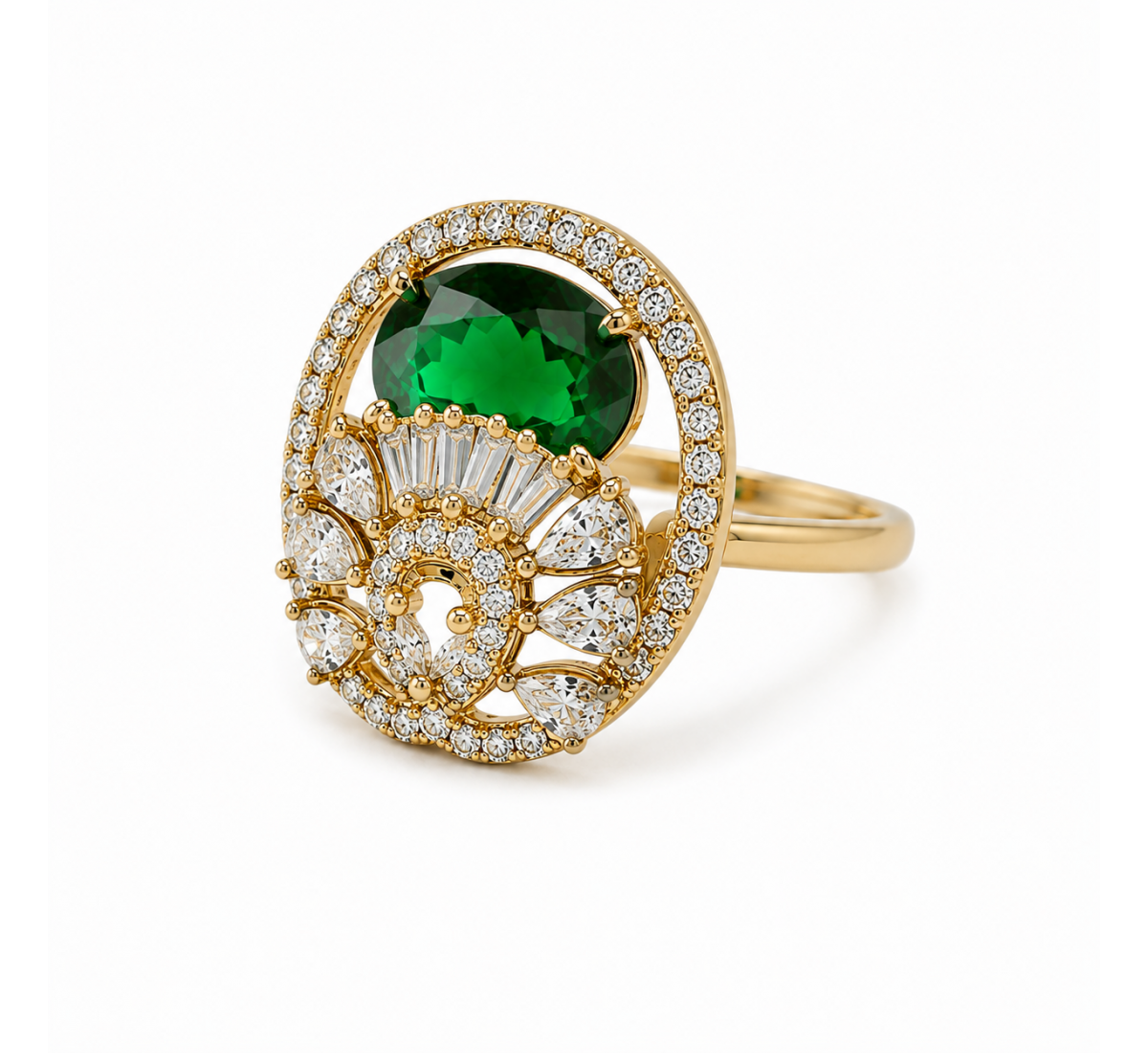 Elegant Pearl Ring-(JRA0726-0019)