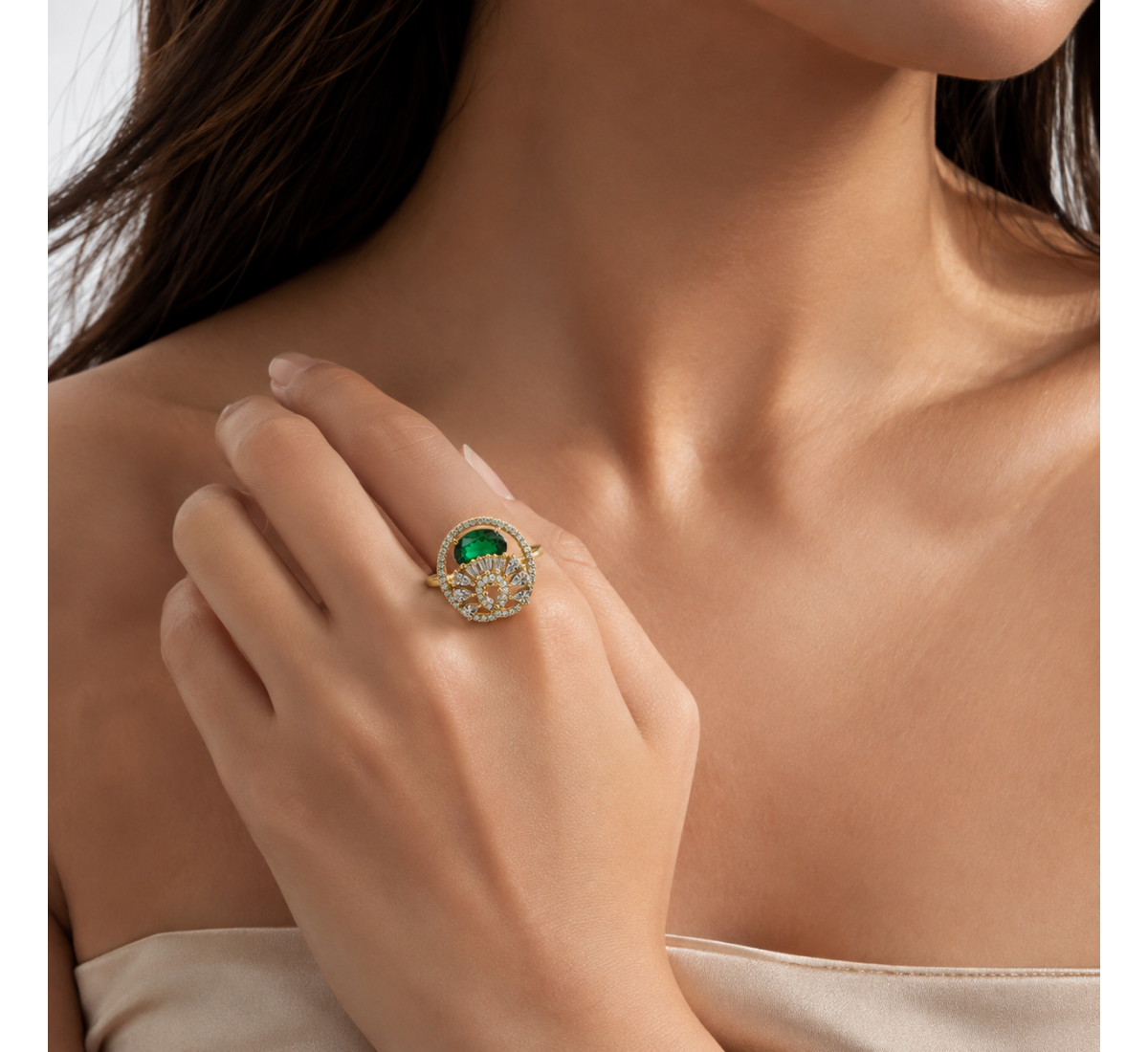 Elegant Pearl Ring-(JRA0726-0019)
