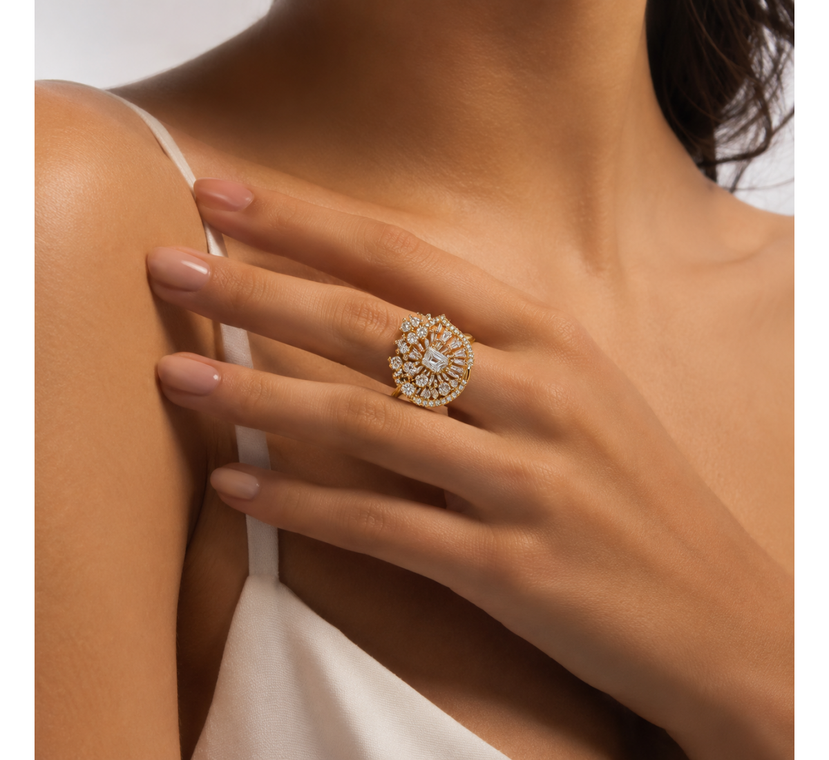 Elegant Pearl Ring-(JRA0726-0021)