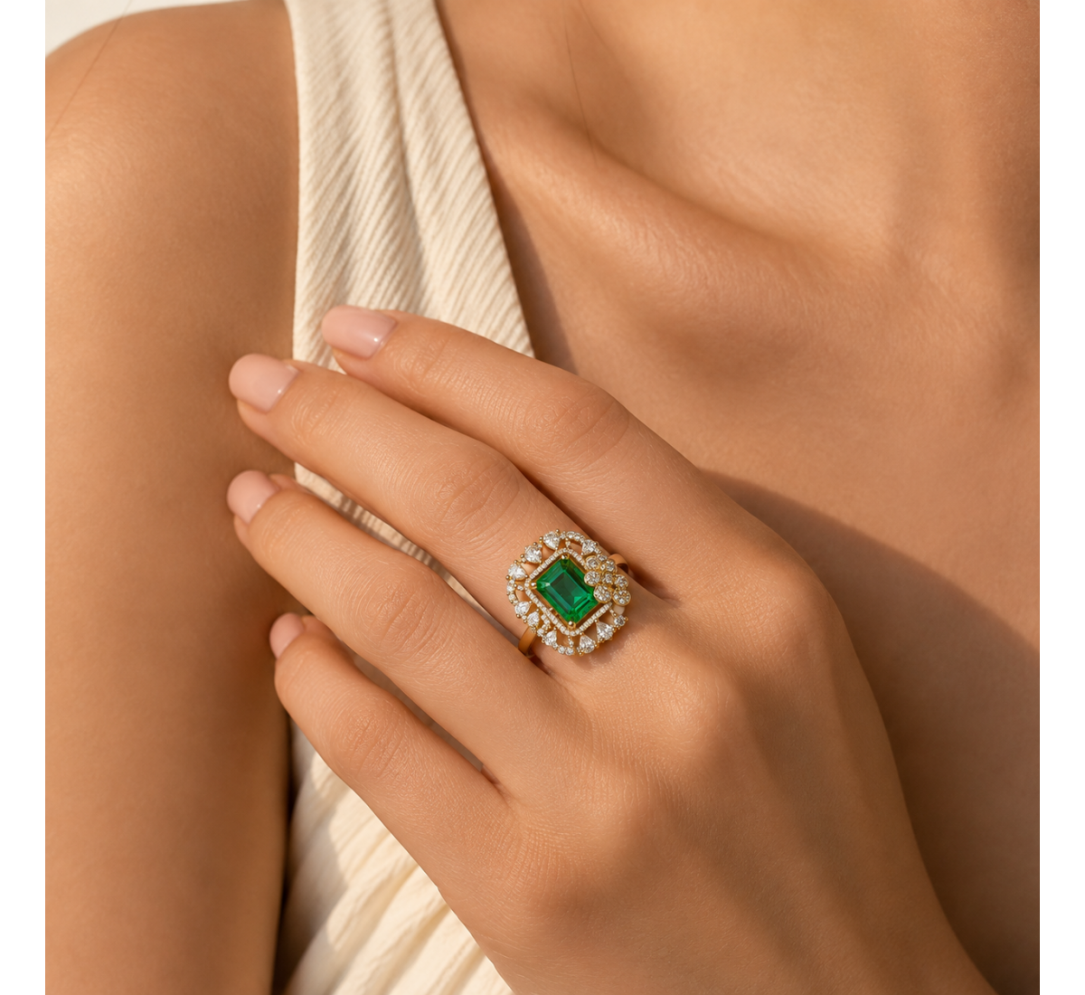 Infinity Charm Ring-(JRA0726-0023)