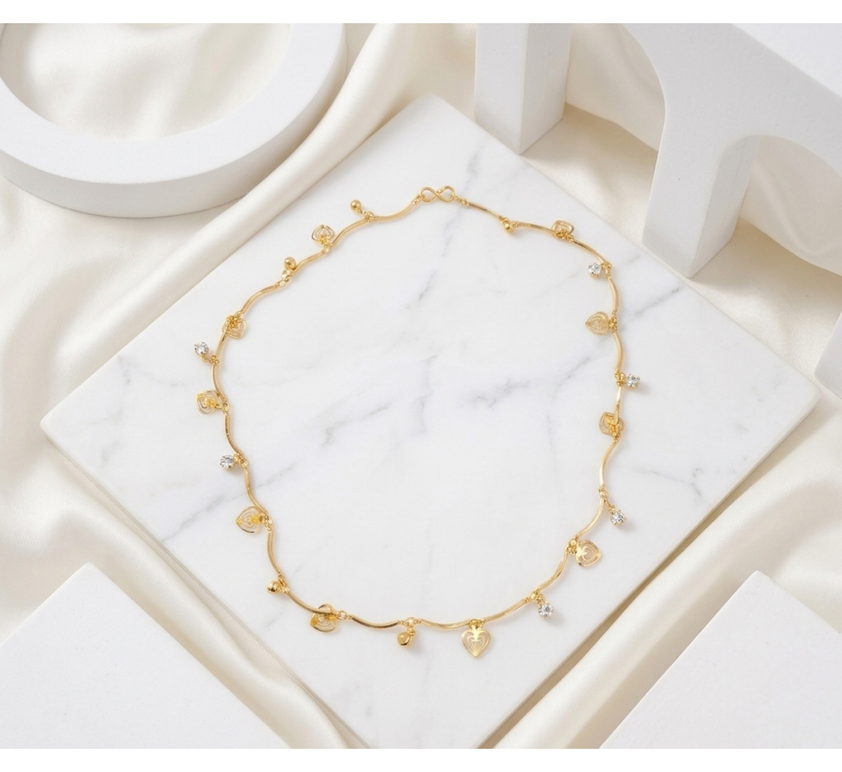Grace Chain Necklace-(JRA0726-0053)