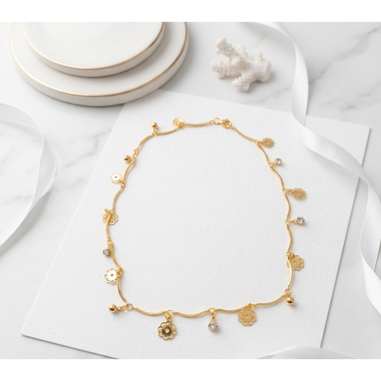 Grace Chain Necklace-(JRA0726-0054)
