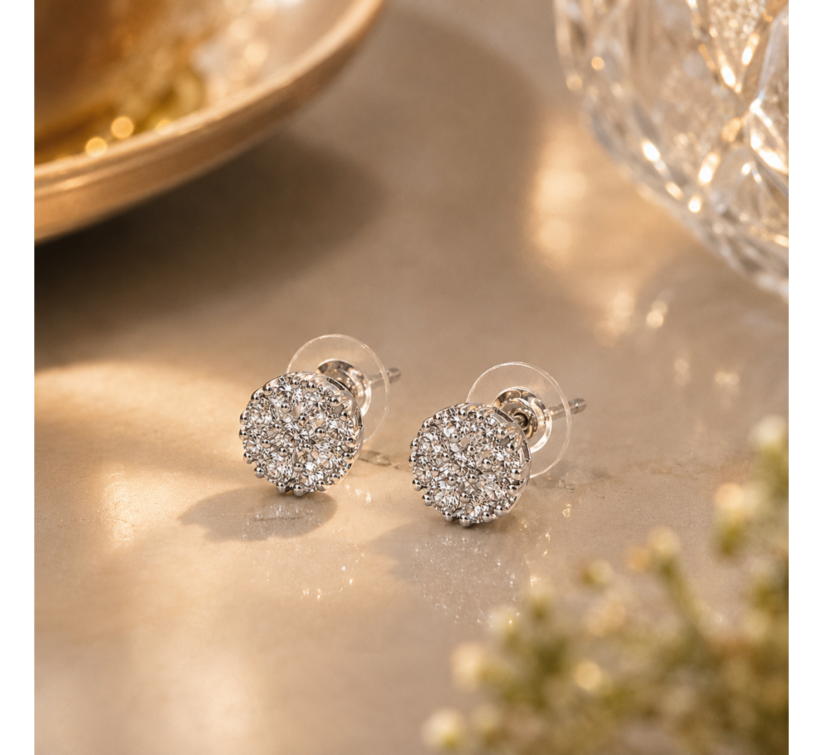  Petal Ear Tops-(JRA0726-008)
